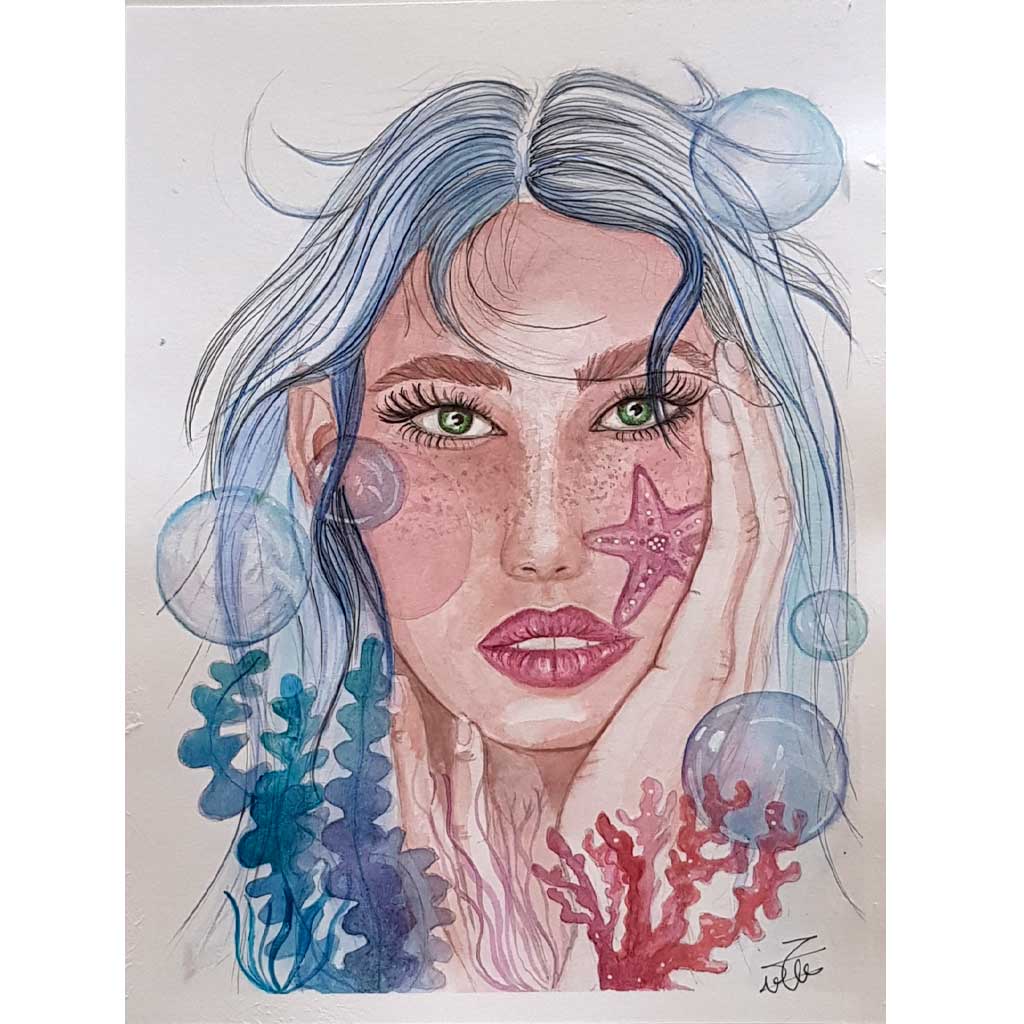Illustrazioni Dee del mare