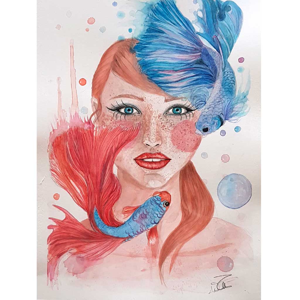 Illustrazioni Dee del mare