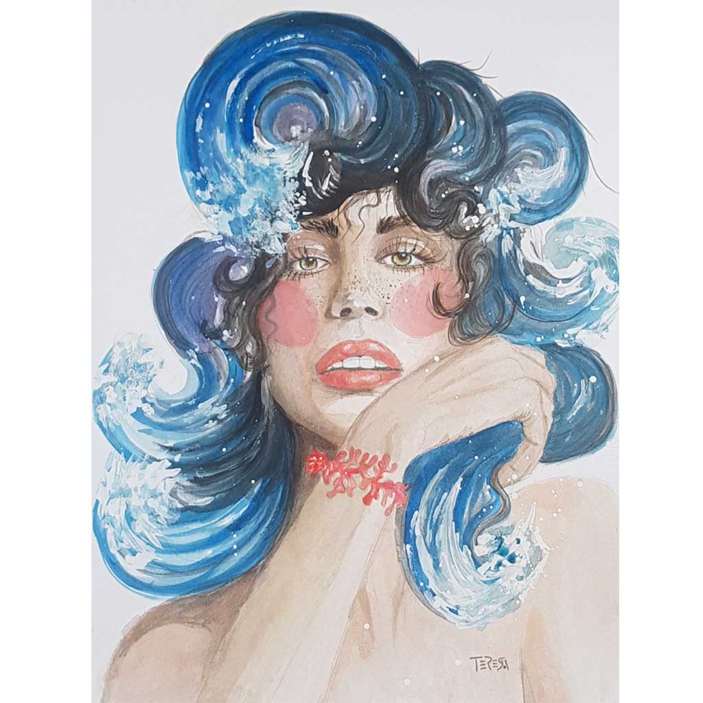 Illustrazioni Dee del mare
