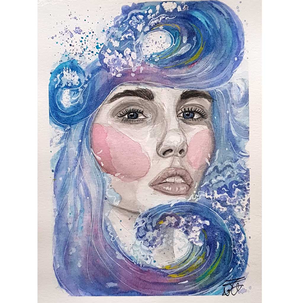 Illustrazioni Dee del mare