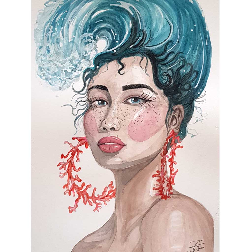 Illustrazioni Dee del mare