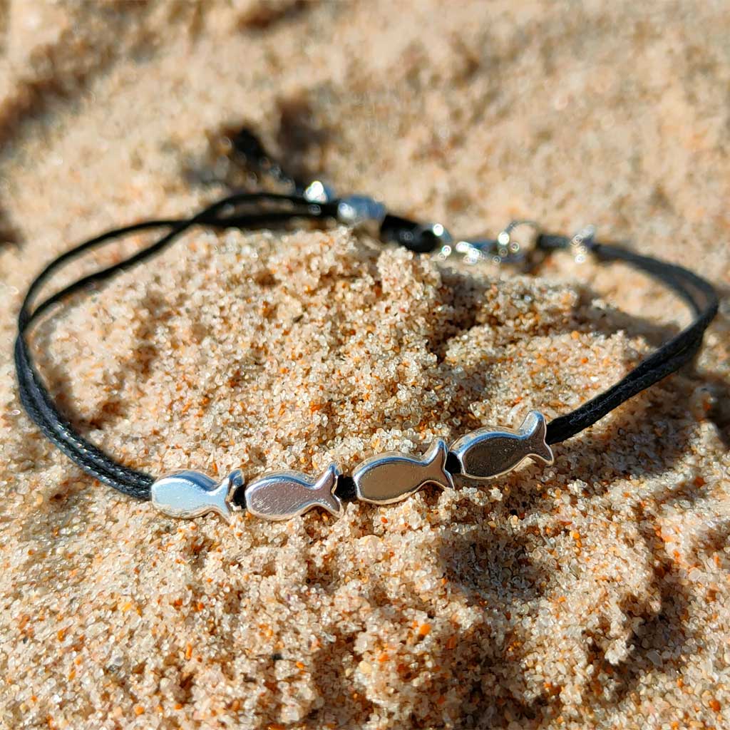 Pulsera de peces regulable