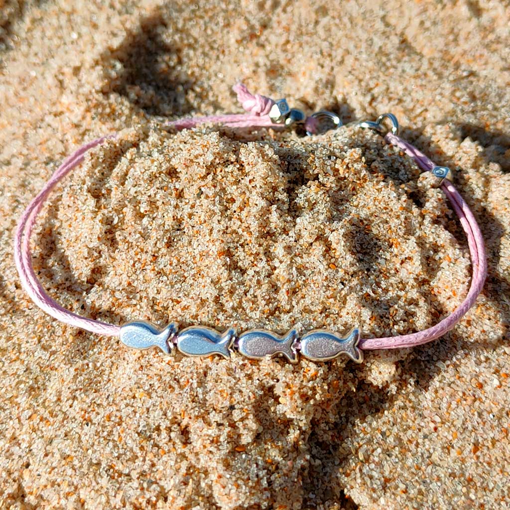Pulsera de peces regulable